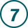 Chapter 7 bankruptcy icon of a number 7